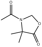 5-Oxazolidinone, 3-acetyl-4,4-dimethyl- (9CI) Structure