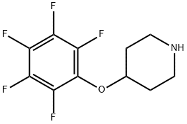 4-(PENTAFLUOROPHENOXY)PIPERIDINE 化学構造式
