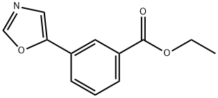 3-(5-噁唑基)苯甲酸乙酯, 1261268-84-1, 结构式