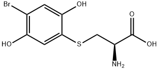 2-bromo-5-cystein-S-ylhydroquinone Struktur