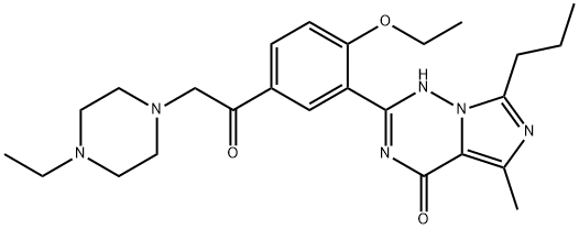 Vardenafil Acetyl Analogue Structure