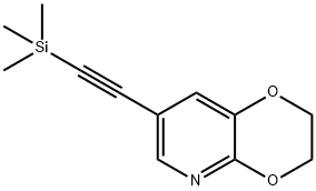 7-((Trimethylsilyl)ethynyl)-2,3-dihydro-[1,4]dioxino[2,3-b]pyridine|7-((三甲基甲硅烷基)乙炔基)-2,3-二氢-[1,4]二噁英[2,3-B]吡啶