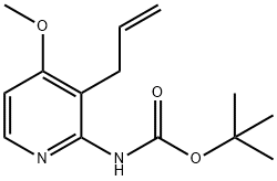 TERT-BUTYL (3-ALLYL-4-METHOXYPYRIDIN-2-YL)-CARBAMATE,1261365-49-4,结构式
