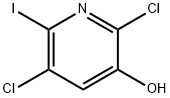2,5-Dichloro-6-iodopyridin-3-ol 结构式