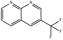 3-(Trifluoromethyl)-1,8-naphthyridine Struktur