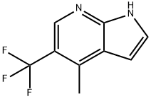 4-Methyl-5-(trifluoromethyl)-1H-pyrrolo[2,3-b]pyridine Structure