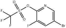 5-BROMO-3-IODOPYRIDIN-2-YL TRIFLUOROMETHANESULFONATE,1261365-85-8,结构式