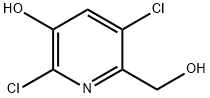 2,5-二氯-6-(羟甲基)吡啶-3-醇 结构式