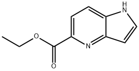 1H-Pyrrolo[3,2-b]pyridine-5-carboxylic acid, ethyl ester 化学構造式