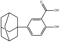 5-(1-ADAMANTYL)-2-HYDROXYBENZOIC ACID, 126145-51-5, 结构式
