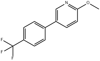 2-Methoxy-5-[4-(trifluoroMethyl)phenyl]pyridine Structure