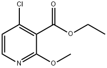 3-Pyridinecarboxylic acid, 4-chloro-2-Methoxy-, Methyl ester,1261471-36-6,结构式
