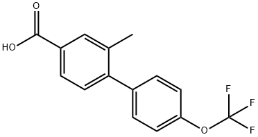 3-Methyl-4-(4-trifluoroMethoxyphenyl)benzoic acid|3-Methyl-4-(4-trifluoroMethoxyphenyl)benzoic acid