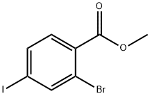 2-Bromo-4-iodo-benzoic acid methyl ester|2-溴-4-碘代苯甲酸甲脂