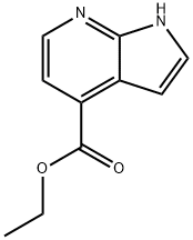 ethyl 1H-pyrrolo[2,3-b]pyridine-4-carboxylate Struktur
