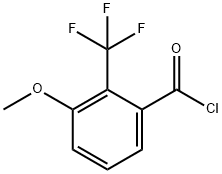 3-Methoxy-2-(trifluoromethyl)benzoyl chloride Struktur