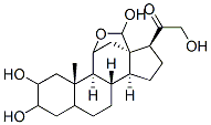 11,18-epoxy-2,3,18,21-tetrahydroxypregnan-20-one,126164-11-2,结构式