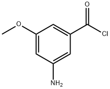 3-氨基-5-甲氧基苯甲酰氯 结构式