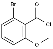 2-broMo-6-Methoxybenzoyl chloride Structure