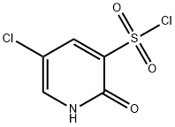 5-氯-2-氧代-1,2-二氢吡啶-3-磺酰氯, 1261658-61-0, 结构式