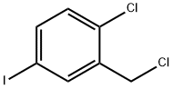 2-氯-5-碘氯苄, 1261671-12-8, 结构式