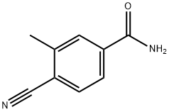 4-cyano-3-MethylbenzaMide Structure