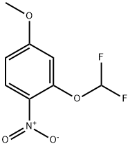 2-(difluoroMethoxy)-4-Methoxy-1-nitrobenzene 结构式