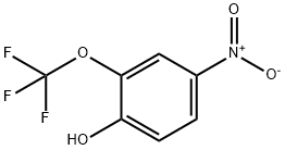 4-硝基-2-(三氟甲氧基)苯酚 结构式