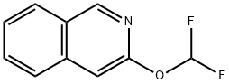 3-(difluoroMethoxy)isoquinoline Structure