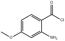 2-氨基-4-甲氧基-苯甲酰氯 结构式
