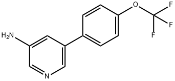 5-(4-(trifluoroMethoxy)phenyl)pyridin-3-aMine Structure