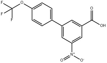 5-Nitro-3-(4-trifluoroMethoxyphenyl)benzoic acid|5-硝基-4'-(三氟甲氧基)-[1,1'-联苯]-3-羧酸