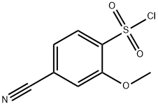 4-Cyano-2-methoxybenzene-1-sulfonylchloride|4-氰基-2-甲氧基苯磺酰氯