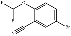 Benzonitrile, 5-bromo-2-(difluoromethoxy)-|5-溴-2-(二氟甲氧基)苯甲腈