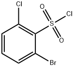 2-溴-6-氯苯磺酰氯 结构式