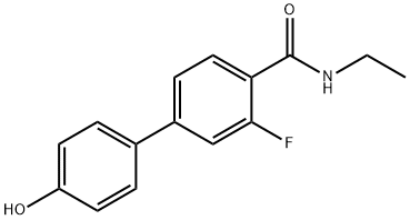 N-Ethyl-3-fluoro-4'-hydroxy-[1,1'-biphenyl]-4-carboxaMide,1261894-26-1,结构式