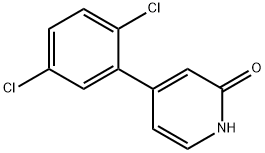 4-(2,5-Dichlorophenyl)-2-hydroxypyridine Structure