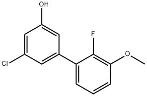 3-Chloro-5-(2-fluoro-3-Methoxyphenyl)phenol Struktur