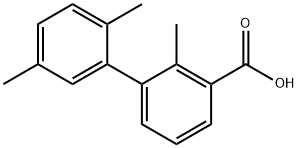 3-(2,5-DiMethylphenyl)-2-Methylbenzoic acid Struktur