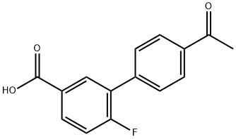 3-(4-Acetylphenyl)-4-fluorobenzoic acid|3-(4-Acetylphenyl)-4-fluorobenzoic acid