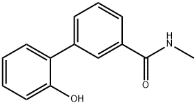 2'-ヒドロキシ-N-メチル-[1,1'-ビフェニル]-3-カルボキサミド 化学構造式