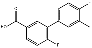 4-Fluoro-3-(4-fluoro-3-methylphenyl)benzoic acid price.