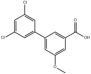 3-(3,5-Dichlorophenyl)-5-Methoxybenzoic acid 结构式