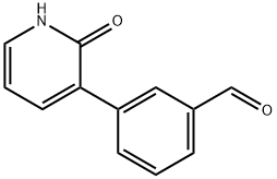 3-(3-ForMylphenyl)-2-hydroxypyridine Structure