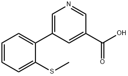 5-(2-(Methylthio)phenyl)nicotinic acid|5-(2-甲硫基苯基)烟酸