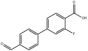 2-Fluoro-4-(4-forMylphenyl)benzoic acid Structure
