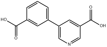 5-(3-Carboxyphenyl)nicotinic acid Struktur