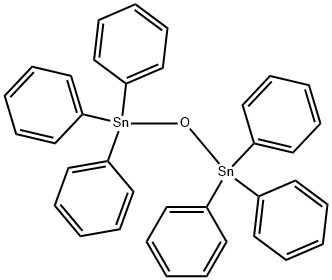 オキシビス(トリフェニルスタンナン) 化学構造式