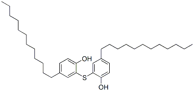 2,2'-thiobis[4-dodecylphenol]  Structure
