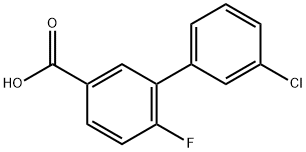 1262005-93-5 3(3-氯苯基)-4-氟苯甲酸
